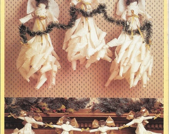 McCall's Makes it Easy Patterns, Angels With A Twist, Craft Supplies for Children, Paper Craft Supplies, Vintage McCall's Craft Pattern