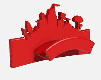 Fortnite Battle Royale Game Inspired Wall Mount Headphone Stand