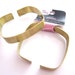 Brass Cuff Bracelet, adjustable square shape cuff bracelet, Stamping Bracelet Supplies Qty 4