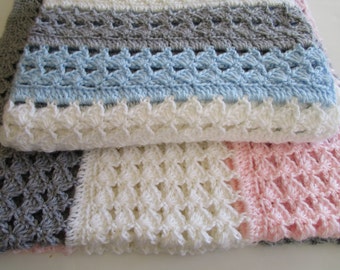 Crochet Patterns, Crochet Baby Blanket Pattern, Crochet Blanket Pattern, Crochet Afghan Pattern, Crochet Throw Blanket, PDF, SLANTED SHELL