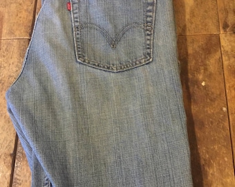 Levis 527 Jeans 34 x 32 Mens Western Boot Cut Low Rise Classic Fit some distress