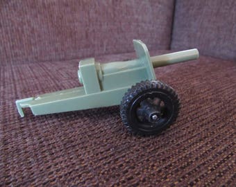 Vintage Tim-Mee Toys Plastic Army Cannon Free Shipping