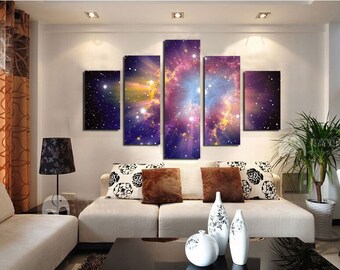 Galaxy wall art | Etsy