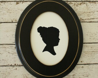Custom Silhouette Print / Personalized Silhouette / Silhouette / Silhouette Print - Made from your Photos / Custom Portrait