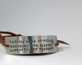 sister bracelet sister bridesmaid gift big sister gift sister jewelry handstamped wrap bracelet sister git christmas gift for sister - Gifts For Sister Christmas sister bracelet sister bridesmaid gift big sister gift sister jewelry handstamped wrap bracelet sister git christmas gift for sister - Gifts For Sister Christmas