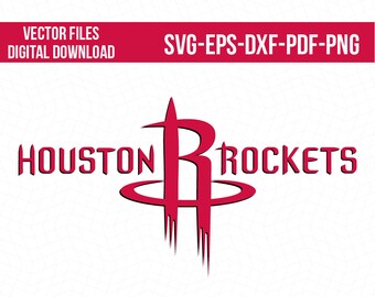 Houston rockets svg | Etsy