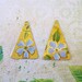 Tin Findings, Tin, Findings, Focals, Drops, Vintage tin, Floral tin, Recycled tin, Supplies, Reclaimed tin, Tin earrings, Tin jewelry