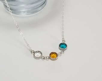 Mother's Birthstone Necklace, Mother's Day Gift, Mother's Birthstone Necklace, Birthstone Necklace, Birthstone Necklace for Grandmother