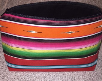 Serape print triangle bag