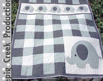 Petite Pachyderm Parade Quilt