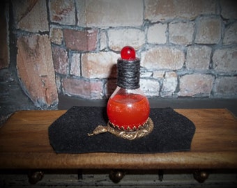 Dollhouse Miniature Potion Bottle - "Snake Blood"