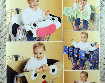Simplicity 2920, Child's Grocery Cart Cover, Decorative Grocery Cart Seat Covers, New and Uncut