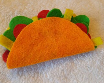 Taco Felt Ear Bud or Cord Holder