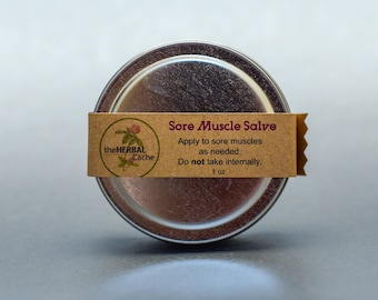 Sore Muscle Salve | Essential Oils | Health | Herbal | Natural Ache Balm