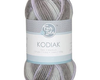 Fog Bank Fair Isle Kodiak Space Dye Yarn Wool (Pre-Order)