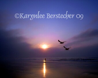 Shore Sunrise, Fine Art Matted Photography