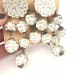 Vintage 1950s Sequin Chandelier Clip Earrings
