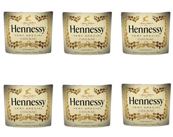 Hennessy Cognac Label Edible Party Image Cupcake Topper Frosting Icing Sheet Circles