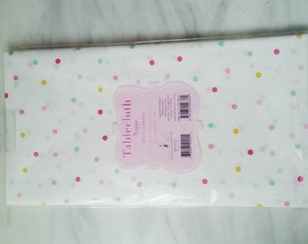 Meri Meri spotted tablecloth