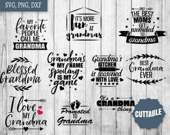 Download Grandma SVG Bundle grandma quote pack cut files svgs 10