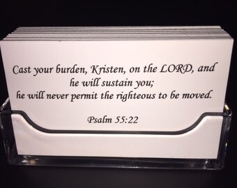 Personalized Scripture Cards - geared toward women