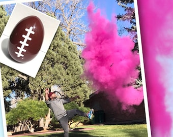 Football Gender Reveal balls with NEW bright colors!