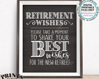 chalkboard retire etsy