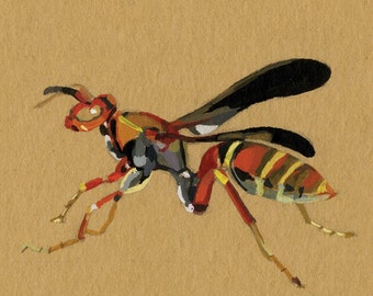 Paper wasp | Etsy