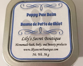 Baume de patte de chiot