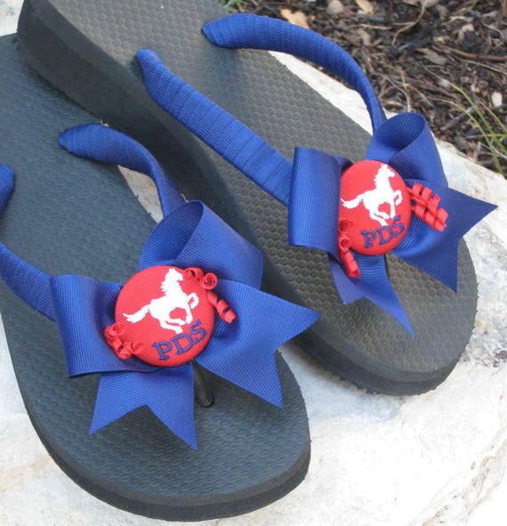 SCHOOL FLIP FLOPS Colleges and High Schools Mascots School