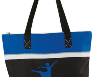 Girl Dance Tote, Personalized Dance Bag, Custom Dance Bag, Tween Dance bag, Teen dance bag