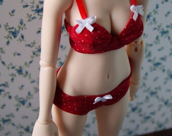 1/4 Dolls slim MSD Lingerie Bra and panties MiniFee Clothes