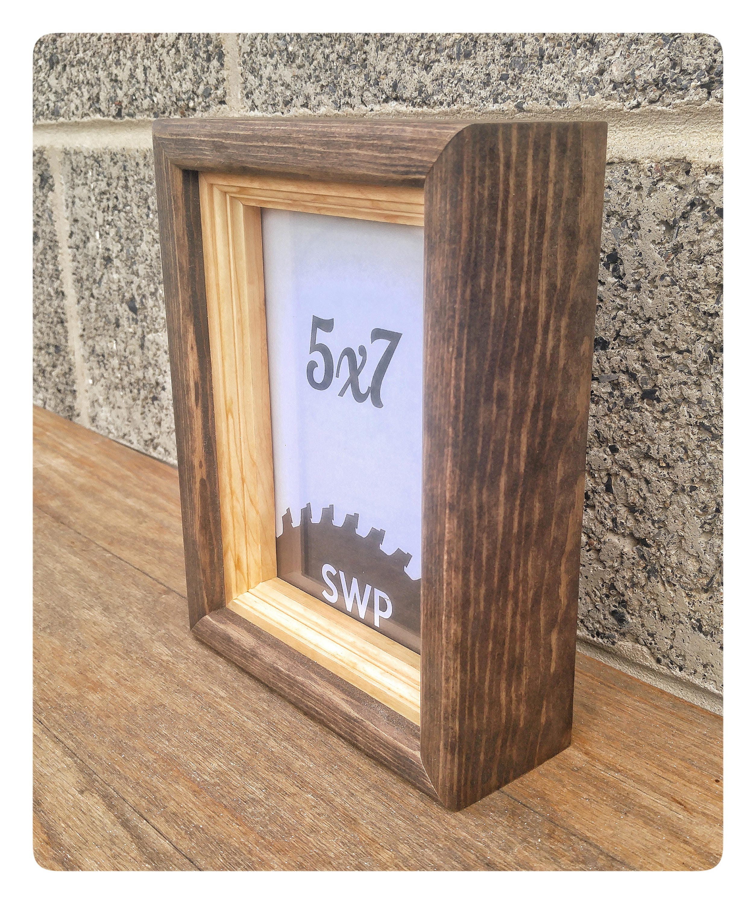 Stained Shadow Box, Shadow Box Frame, Square Wood Frames, Wood Shadow