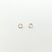 Gold O Shaped Jump Rings - 10 grams 10GJO-G