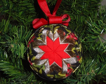 Quilted Ball Ornament