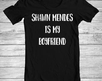 Mendes Is My Boyfriend Shirt Unisex Ladies V-Neck Tank Long Sleeve Trending Boycrush Bae Pop Singer