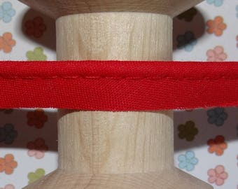 Cherry red piping the meter