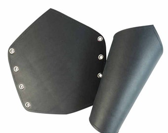 Leather Arm Bracers - Medieval Leather Bracers - Leather Vambraces - #DK6021