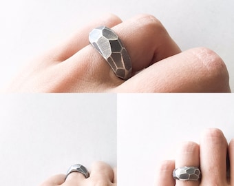 Ring "Gabro" Collection - Sterling Silver