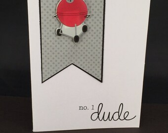 No 1 Grill Dude Card