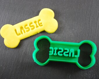 Custom Dog Bone Cookie Cutter Personalized for your Pet!