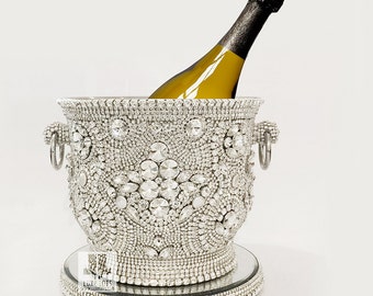 Crystal Ice Bling Champagne Bucket / Ice Bucket
