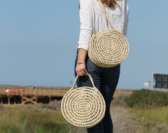 SARDENHA Korbtasche, Stroh Korb, Panier Rond, Capazo, Stroh Korb, Cesta Redonda, Panier, Strohbeutel, Kurv, Korb, корзина
