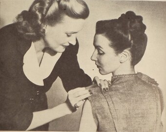 1940s dressmaking book Practical Home Dressmaking Illustrated