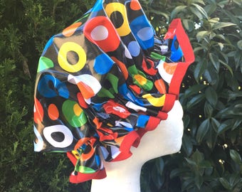 Shower Cap, Ladies Handmade Laminated Shower Cap