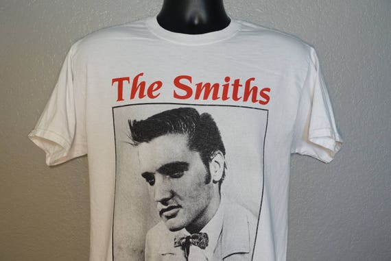 90's RARE The Smiths - Shoplifters of the World Unite - Elvis Presley Vintage T-Shirt