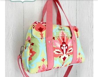 Unique Nappy bag/Diaper bag/Changing bag PDF advanced sewing pattern - by Sewing patterns by Mrs H