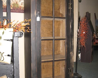 Primitive Cabinet with Glass door