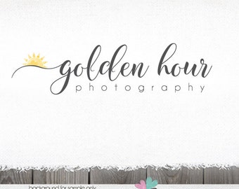 Photography Logo - watercolor logo - Sunrise Logo - Photography logo Sun Design - photographer logo Sunshine Logo Sun logo design