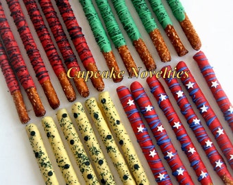 Superhero Birthday Super Hero Avengers Birthday Hulk Birthday Batman Birthday Captain America Birthday Party Favors Chocolate Pretzels Ideas